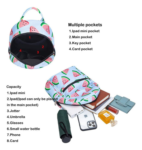 Mini Mochila Para Ninos Diseno De Sandia
