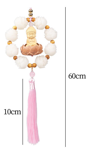 Generic Buddha - Colgante Para Espejo Retrovisor De Coche,