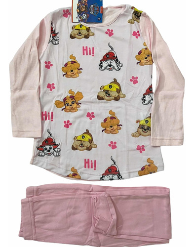 Pijama Paw Patrol Marshal Chase Skye Patrulla Canina Origina