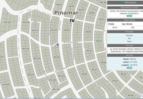 Imagen 3 de 7 de Lote En Venta En Pinamar - Esquina Sobre Tridente.