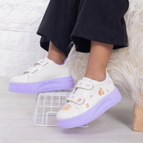Zapatilla Infantil Yesiimorena Capybara Niña Capibara Velcro