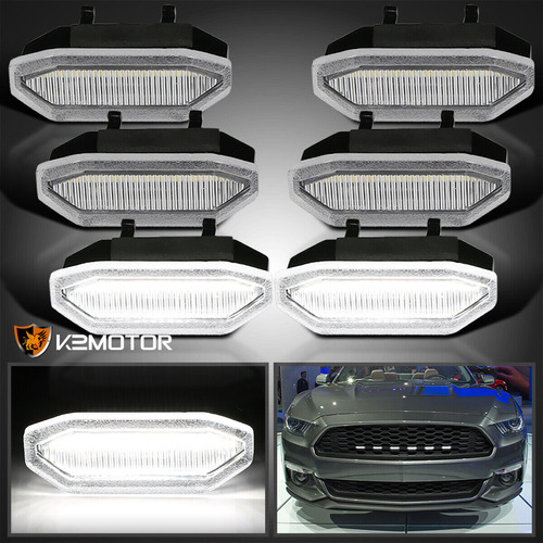 Parilla Led Drl Ford Mustang Shelby 2017 5.2l