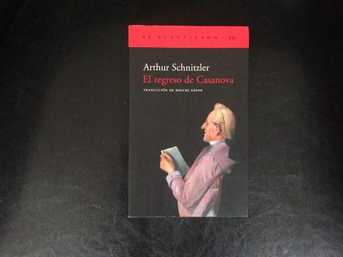 El Regreso De Casanova Arthur Schnitzler