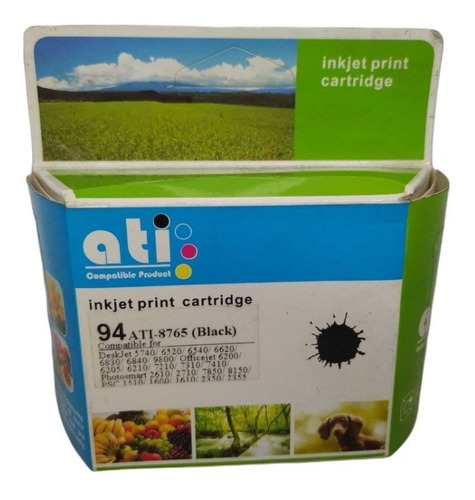 Tinta Ati Inkjet Print Cartridge 94 Ati -8765 Black 