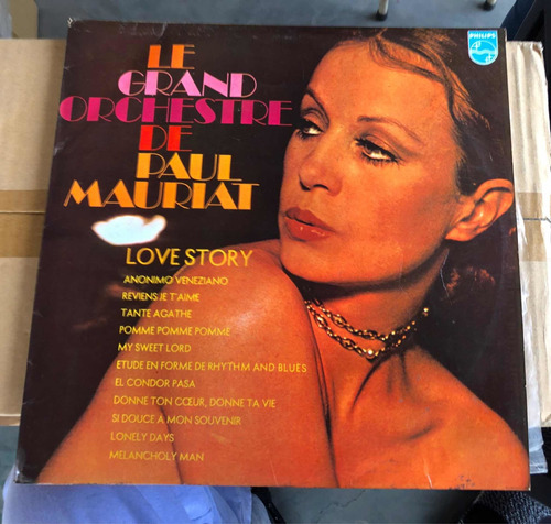 Disco Vinil Antiguo Lp Paul Mauriat Love Story Le Grand Orc