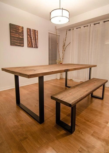 Pé Base De Mesa Preto Fosco 2 Peças Estilo Industrial Epoxi