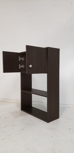 Imagen 7 de 10 de Mueble Sobre Inodoro Colgante 2 Puertas 1 Estante Melamina+