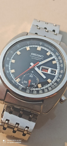 Vintage Seiko Bruce Lee 6139-6012 Original Cronógrafo 12/72