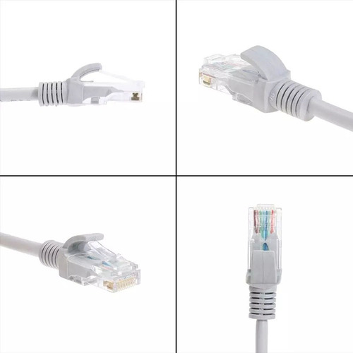 Cable Utp Cat 5e Rj45 Armado 20 Metros. Tecnomati