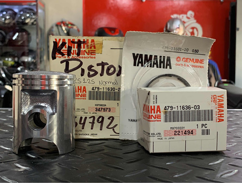 Kit De Piston Yamaha Original Para Rs 125 Std
