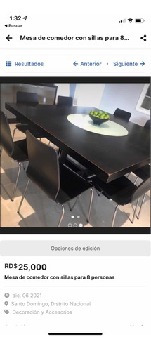 Mesa De Comedor Cuadrada Para 8 Personas