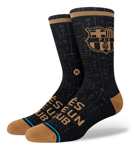 Medias Stance Futbol Club Barcelona Negro