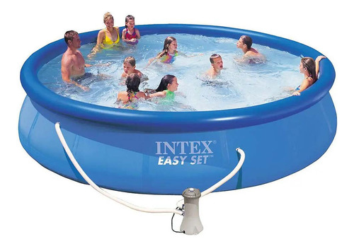 Piscina Inflável Intex 5.619 Litros Com Bomba Filtrante 110v