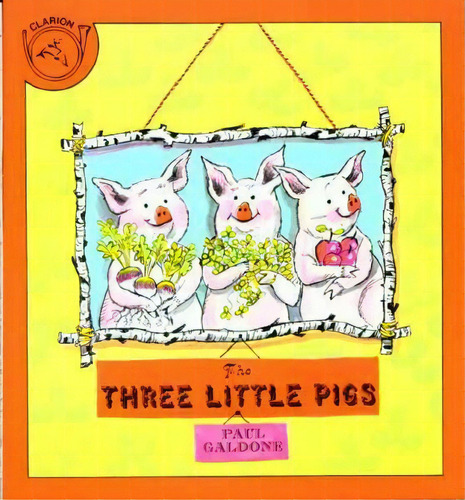 The Three Little Pigs, De Paul Galdone. Editorial Houghton Mifflin, Tapa Dura En Inglés