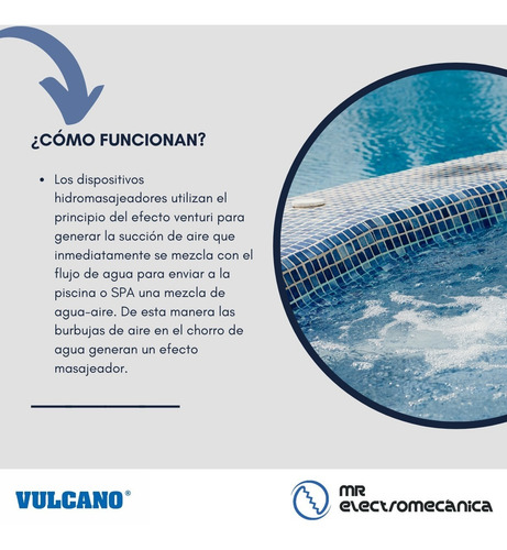 Jet Hidromasajeador Vulcano Hidromasaje Piscina Jacuzzi
