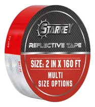 Comprar Cinta Reflectiva Adhesiva Roja Y Blanca Rollo 5cm X 48mt
