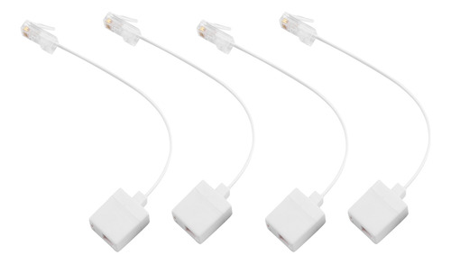 Conector Crystally-4 8p4c/rj45 Macho Rj11 6p4c A Hembra M/