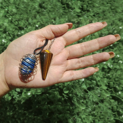 Imagen 7 de 7 de Set Piedras 7 Chakras + Cristales + Pendulo, 3 Productos Más