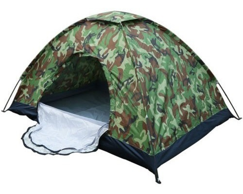 Camo Outdoor Camping Impermeable 1-2 Persona Carpa Plegables