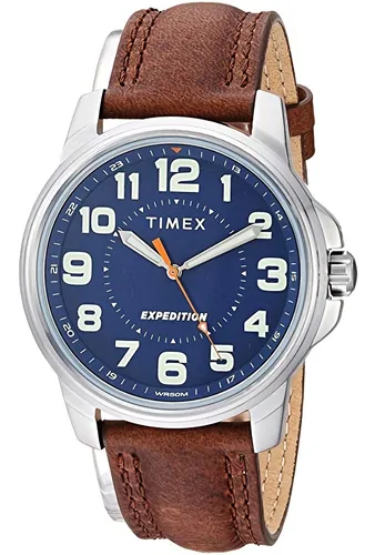 Reloj Hombre Timex Con Luz Indiglo 39 Mm Wr 50m T425719j Color de la correa  Verde Color del bisel Negro Color del fondo Negro