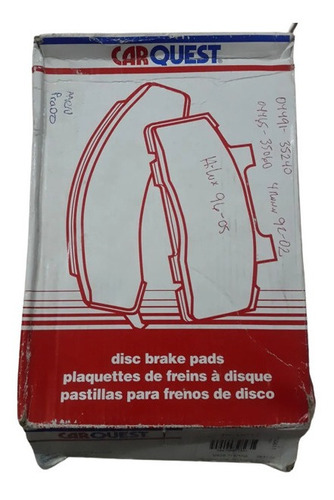 Frenos Delanteros Prado Meru Hilux 4x4 97-05 4runner 96-02