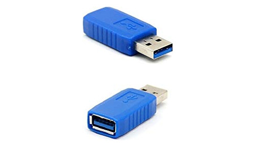 Nightwolf 2pcs Azul Chapado En Oro Super Speed Usb 3.0 Tipo