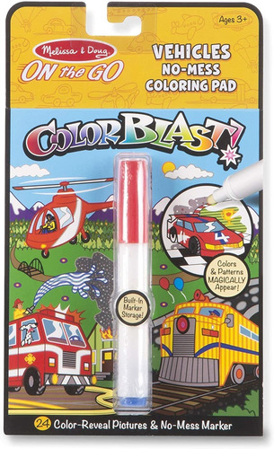 Melissa & Doug On The Go Color Blast! Bloc De Colorear Sin M