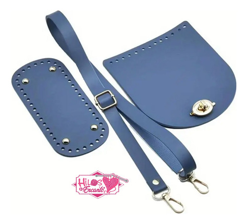 Base Para Bolso Para Tejer Con Solapa Y Correa Tipo Piel Diy