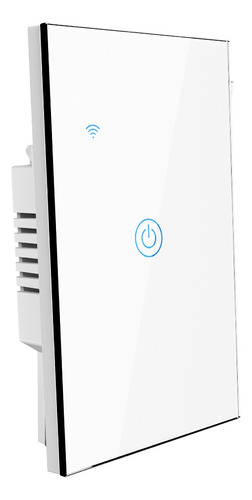 Interruptor Luz Pared Inteligente Wifi 1 Vías Con Neutro Color Blanco