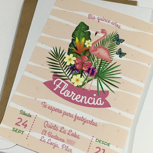 Invitaciones Tarjetas Bodas Casamientos 15 Años C/sobre X80