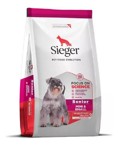 Alimento Sieger Senior Para Perro Mini Y Small 3 Kg