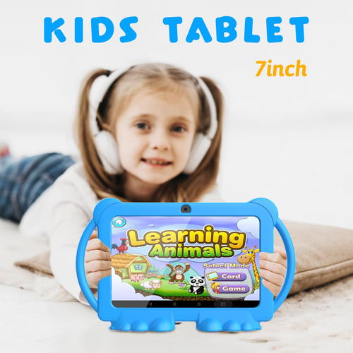 Tablet Zzb Kids De 7 Pulgadas Con Android 12, 4 Gb De Ram Y