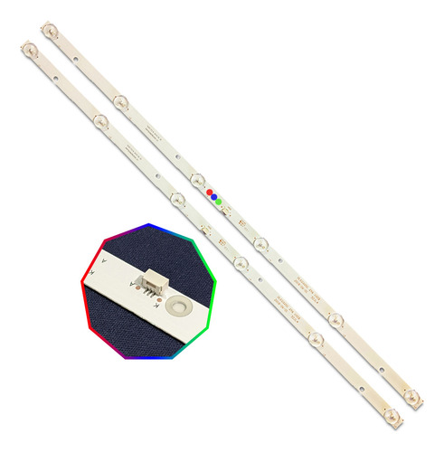 1 Kit Leds Hisense 32h5f (2t6l 6v) - Aluminio, Nuevo.