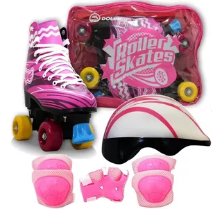 Patines Artisticos Nena Estilo Soy Luna Protecciones Casco