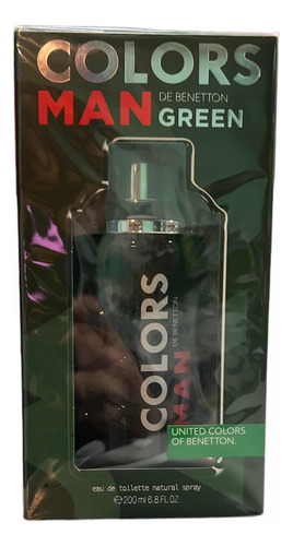 Perfume Hombre Benetton Colors Man Green 200 Ml