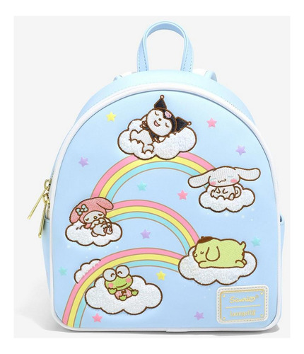 Loungefly Hello Kitty & Friends Rainbow Clouds Mini Backpack