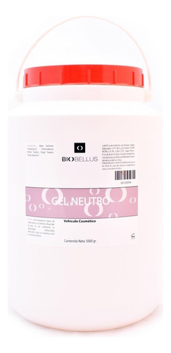 Gel Neutro Biobellus Para Depilacion Laser X5 Kilos...