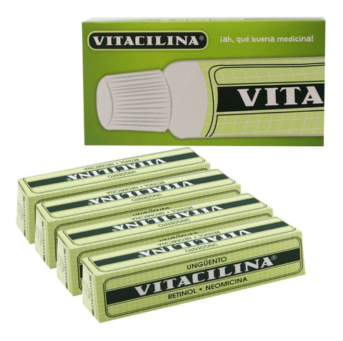 Caja Vitacilina 4 Piezas De 28 Gr Cada Una