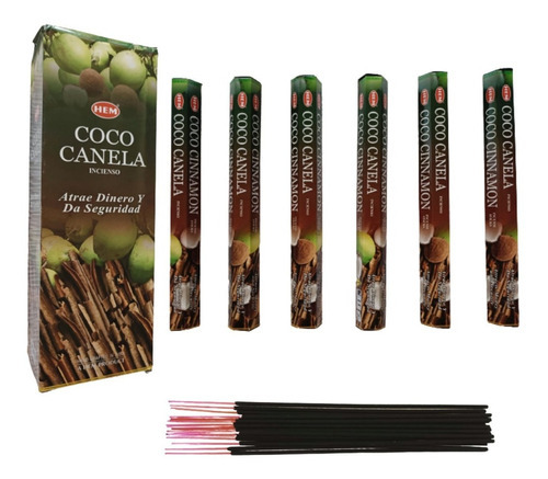 Incienso Caja Con 120 Varitas. , Aromas A Escoger Fragancia Coco Canela Hem