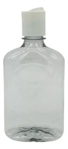 Botella Pet Rectangular 350ml Con Tapa Disktop (30 Pza)