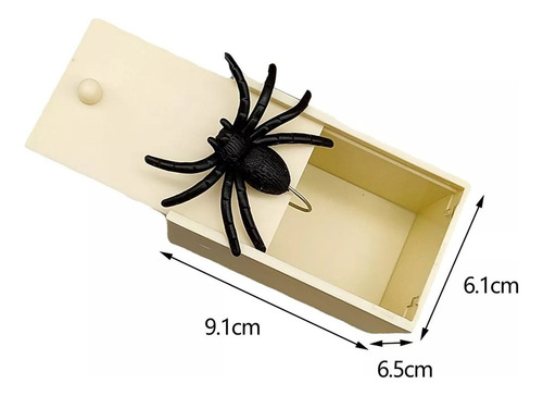 2024 Caja De Madera Spooky Toy Surprise Spider