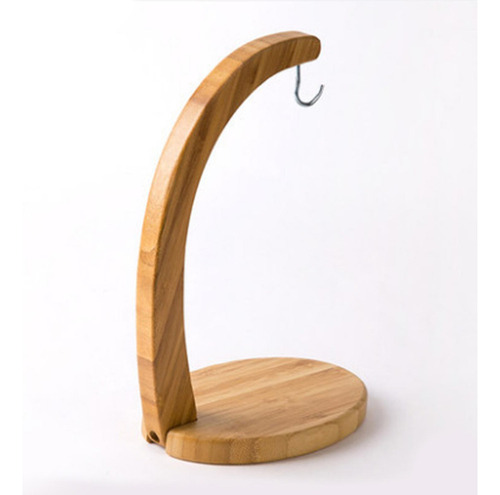 W Bambú Banana Árbol Colgador Gancho Soporte Base De Comedor
