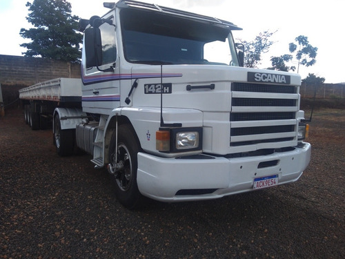 Imagem 1 de 15 de Scania T142 H Trator 4x2 1984 C/ Carreta Randon