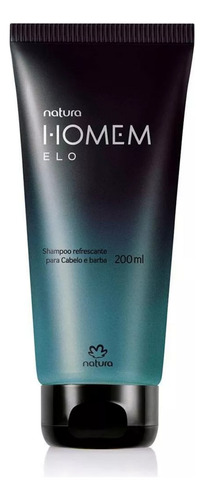 Shampoo Natura Homem Elo-refrescante P/cabelo E Barba-200ml