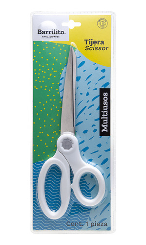 Tijeras Barrilito T8x Multiusos Blister 8puLG 1 Pieza