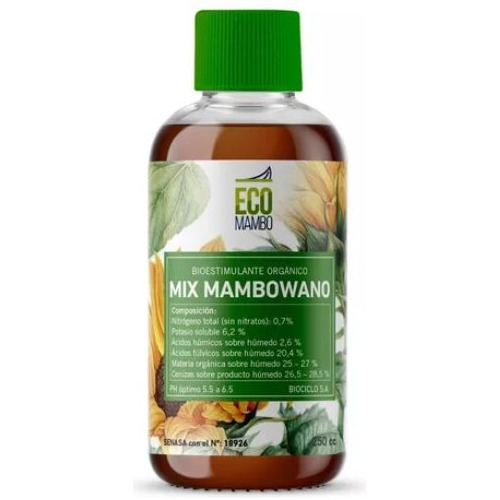 Fertilizante Mix De Guanos Ecomambo Mambowano 250ml Organico