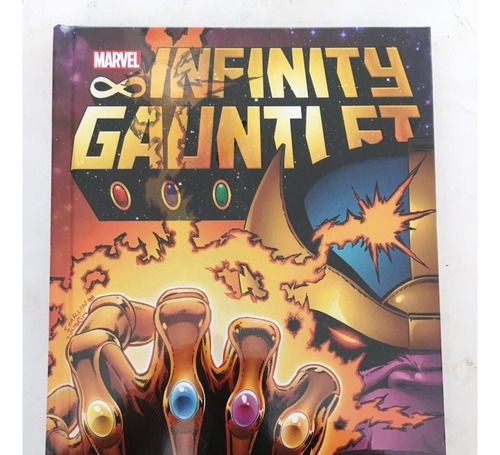 Comic Marvel: Infinity Gauntlet (thanos, El Guantalete Del Infinito). Historia Completa, Tapa Dura. Editorial Panini (si