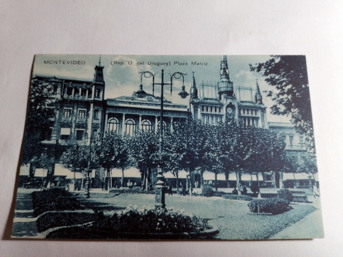 Antigua Postal Plaza Matriz 1900