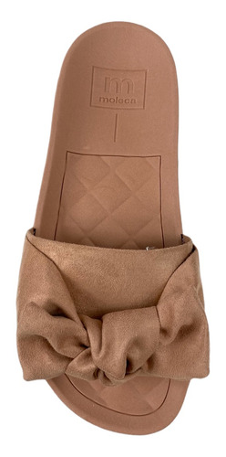 Imagem 3 de 7 de Sandália Chinelo Feminino Slide Moleca Laço