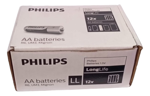 Pilas Aa Philips 48 Unidades.